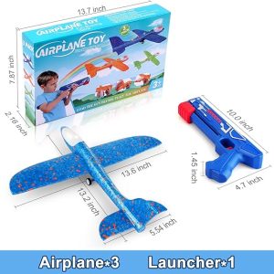 Fuwidvia 3 Pack Airplane Launcher Toys